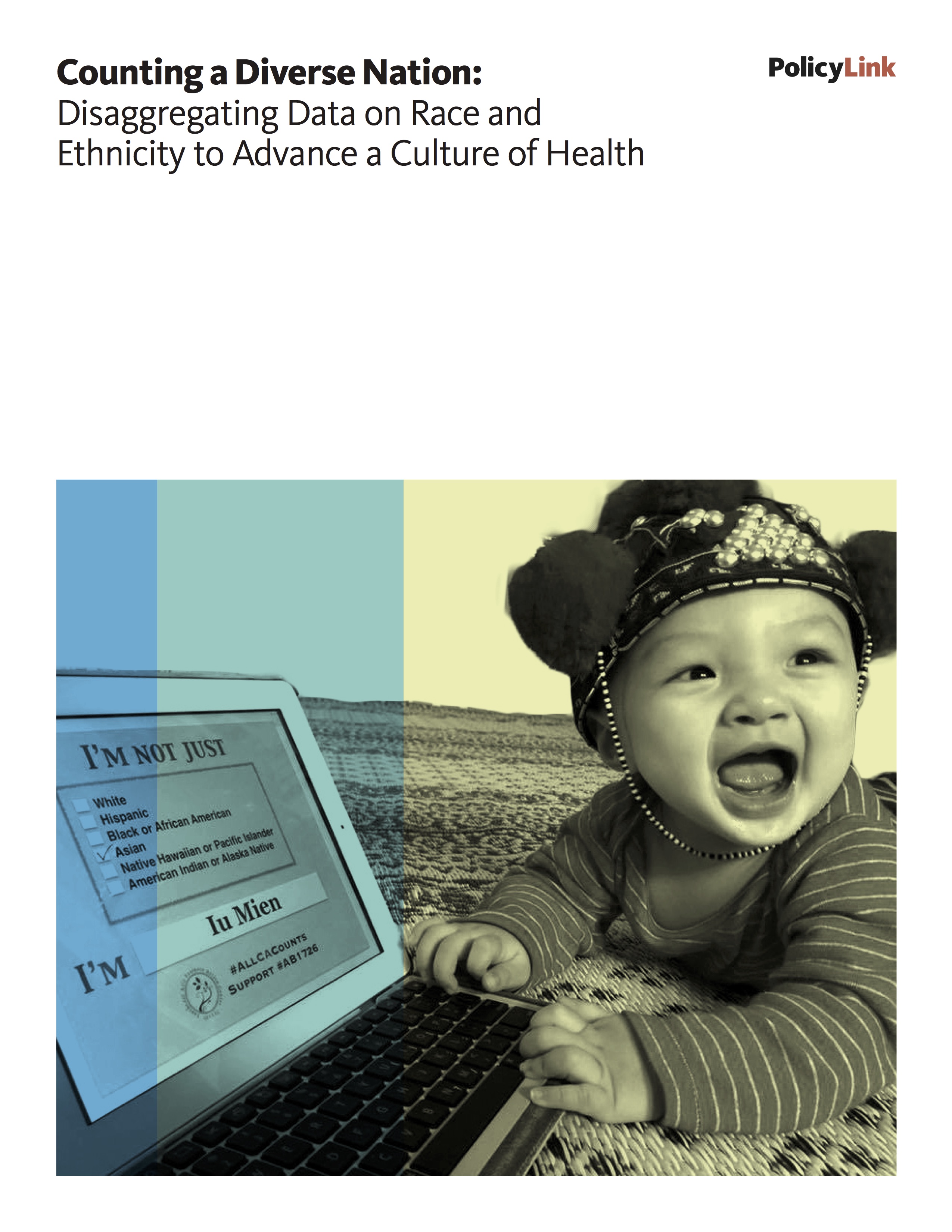 Cover page of Counting a Diverse Nation: Disaggregating Data on Race and Ethnicity to Advance a Culture of Health