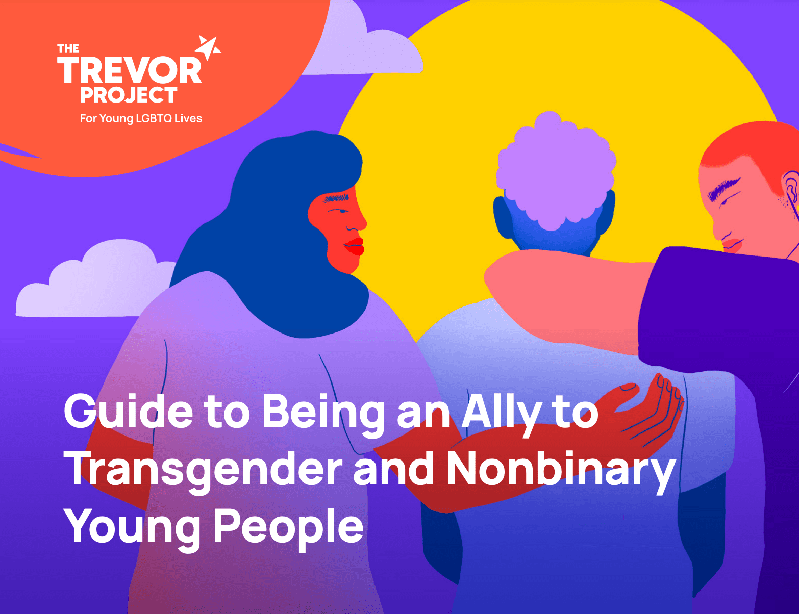 Cover page of Guide to Being an Ally to Transgender and Nonbinary Young People