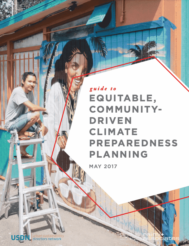 Cover page of Guide to Equitable, Community-Driven Climate Preparedness Planning
