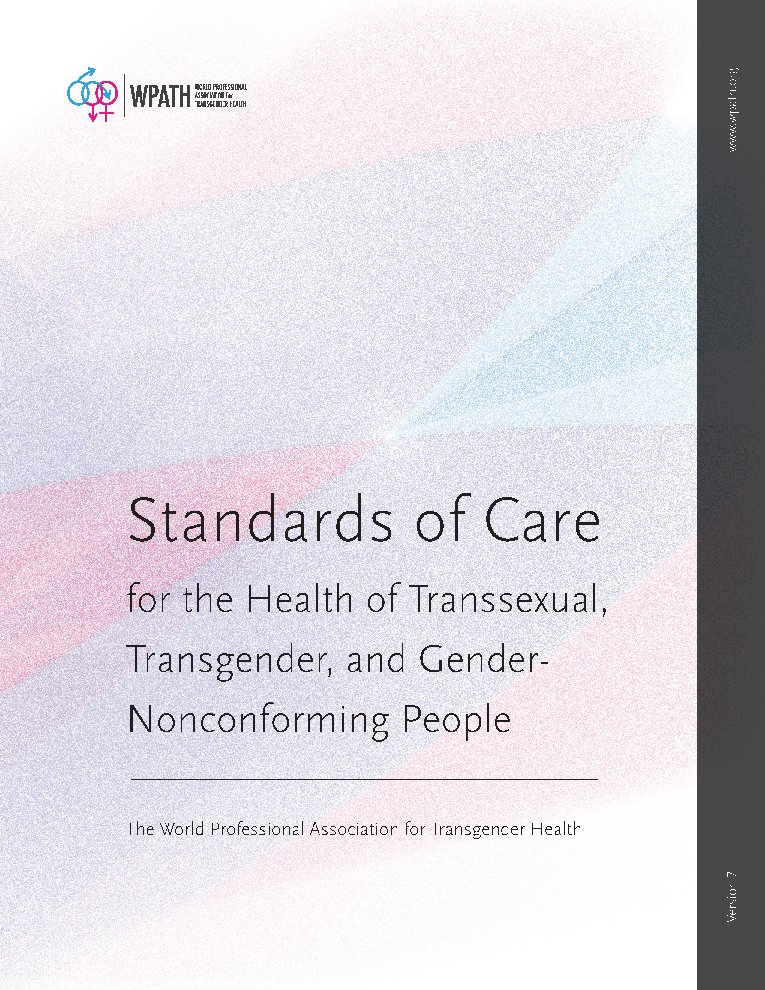 Screenshot of webpage: WPATH Transgender Standards of Care (Version 7)