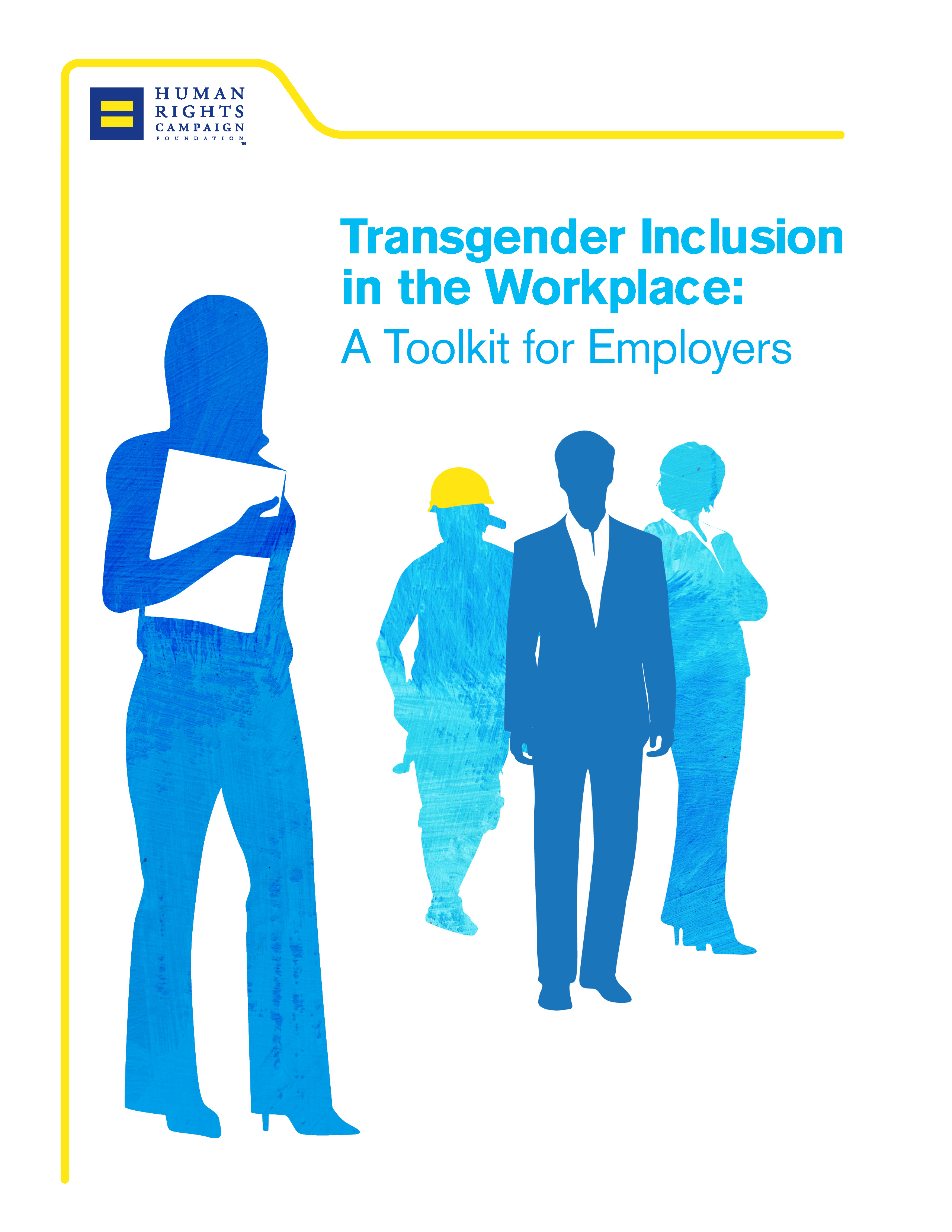 Cover of PDF Report: Transgender Inclusion in the Workplace: A Toolkit for Employers