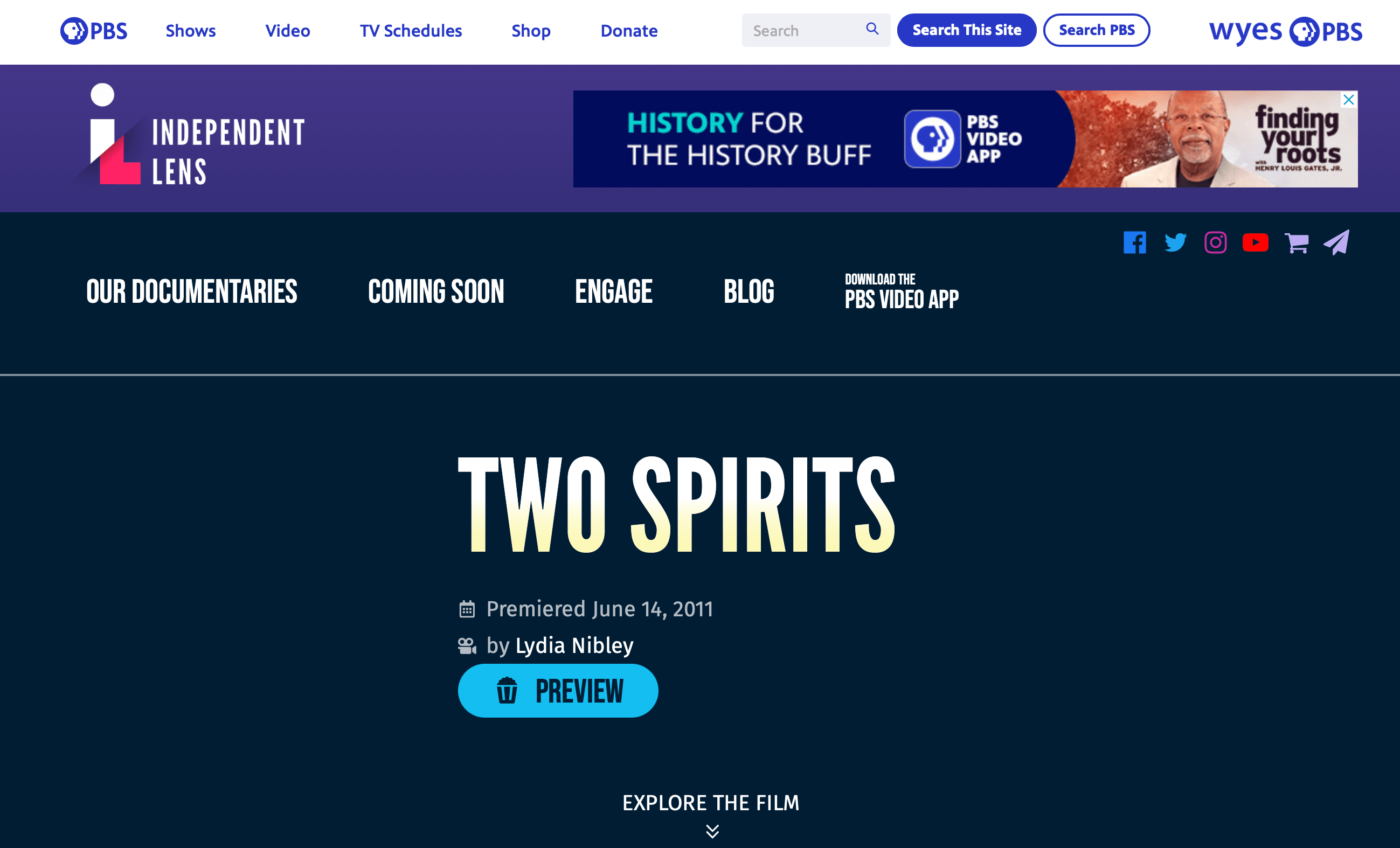 Screenshot of Two Spirits